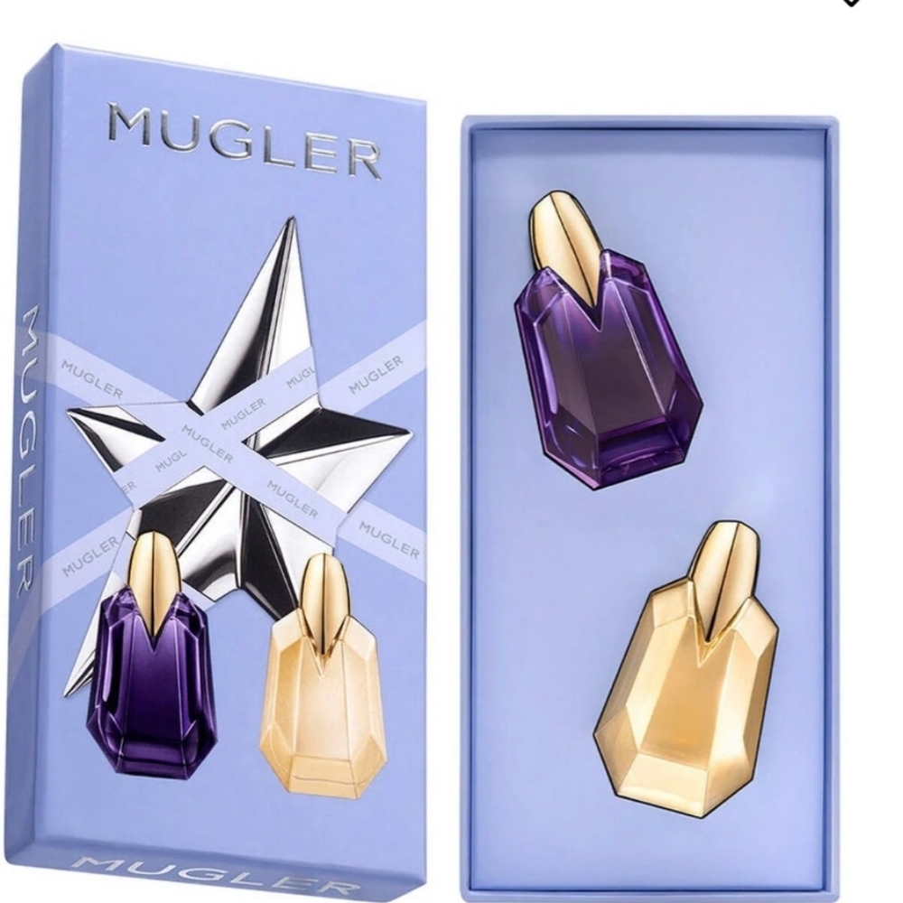 Mugler Star Design Fragrance Duo in Purple and Gold